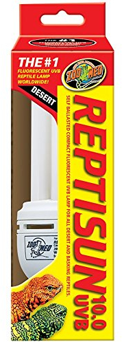 Zoo Med FS-C10E Repti Sun, 10.0 Compact UVB, Energiesparlampe für Terrarien
