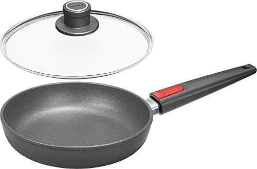 Woll Pfanne mit Glasdeckel schwarz Größe 24 cm Ø