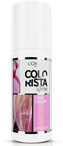 L'Oréal Paris Colorista Spray 1-Day Color, Colorazione Temporanea un Giorno, Rosa Pastello (Pink)