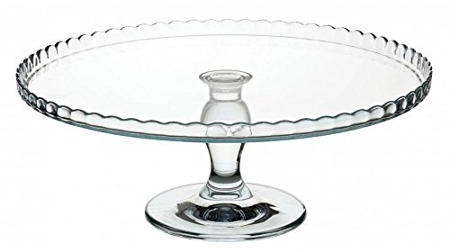 Pasabahce 95117Oben - Tortenplatte, Kuchenplatte, Cupcake Platte, mit Fuß, Serie Patisserie, Ø 32,2cm