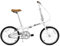 FabricBike Klappfahrrad, Alu-Rahmen, Single Speed, 3 Farben (Matte White)