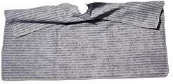 HEVA Serpillière Microfibre 40x60cm x 2 Pièces avec Velcro Gris