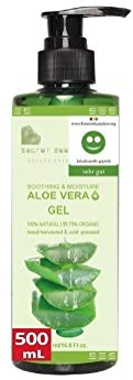 Aloe Vera Gel Vegan 500ml - 2 x 250ml | KOSMETIKANALYSE: SEHR GUT | für Haut, Haare & Körper | Premium Qualität aus ECHTEM SAFT, NICHT PULVER