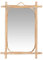 IB Laursen Miroir avec bord en bambou 35,5 x 22 cm