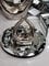 DEENZ 20cm Round Diamante Mirrored Crystal Candle Plate Candle Holder Loose Jewel Candle Holder an Elegant Addition to Your Home- Best Gift