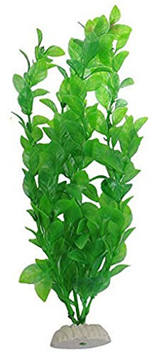 Topker Künstliche grüne Algen Vivid Wasserpflanzen Kunststoff Fisch Aquarium Kunststoff Pflanze, Behälter Pflanzendekorationen für Aquarium