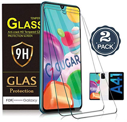 Samsung Galaxy A41 Panzerglas - [2 Stück] Für Galaxy A41 Panzerglasfolie Schutzfolie, Anti Kratzer,Displayschutz, HD Klar Panzerglasfolie Für Samsung A41 [9H Härte] Schutzglas für Samsung Galaxy