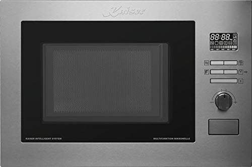 Kaiser EM 2520 microonde da incasso in acciaio inox 60cm con aria calda e controllo logico del grill
