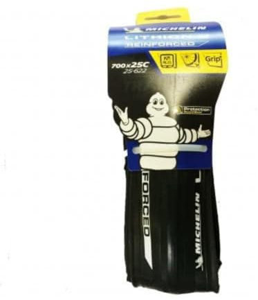 MICHELIN Lithion 2 Cubierta, Unisex Adulto, Negro, 700x25
