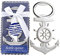 48 apribottiglie con design a forma di ancora, per bomboniere a tema nautico, regali per matrimoni, decorazioni da sposa o baby shower, souvenir per feste per ospiti con confezione individuale