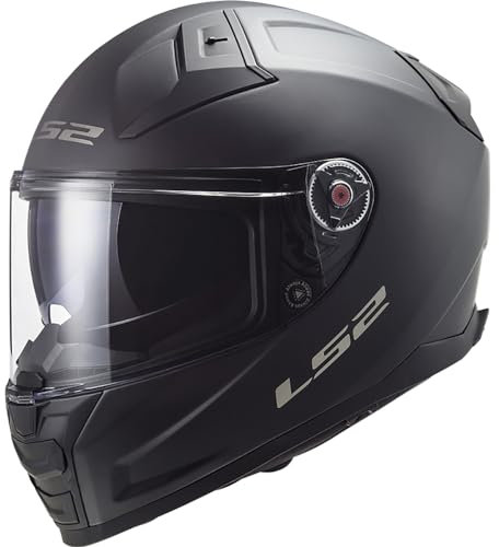 LS2, Integraler Motorradhelm Vector II Matt Black, XXS