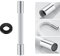 FGYZYP Tubo di prolunga universale per rubinetto, tubo di estensione schiumogeno girevole a 360°, flessibile regolabile per allungamento del rubinetto tubo in silicone per cucina, bagno, giardino,