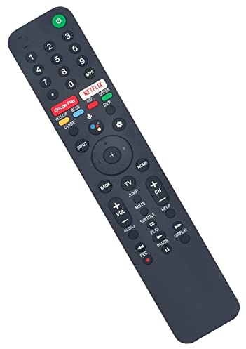 RMF-TX500U Remote Control Replacement for All Sony LCD LED HDTV Smart TV with Google Play, Netflix Button and Voice Command
