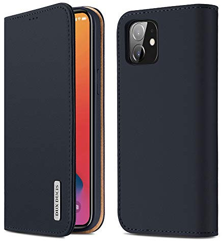 GANGXUN Premium Leather Flip Wallet Case for iPhone 13 Pro (6.1 inch) (Blue)