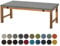 Aselbia Bankauflage Sitzkissen 200X45X5CM,Waschbare Rutschfestes Bankkissen Sitzauflage Bequeme Bankpolster für Bank, Fensterbank, Gartenmöbel, Terrasse, Drinnen,Dunkelgrau