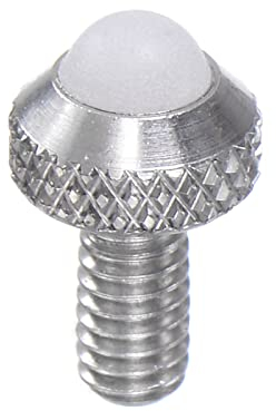 sourcing map Kontaktstelle für Messuhr Lineare 3mm Plastik Kugel Spitze M2.5 Gewinde 3.8mm