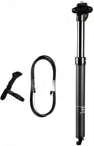 JGbike Kindshock e10i Series Dropper Sattelstütze, 27,2 mm Durchmesser, 120 mm Travel, 20 mm Offset, inklusive interner Kabelführungs-Fernbedienung