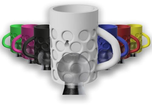 R-Satz Shop Anhängerkupplung Kappe Bierkrug Abdeckung Lustig - Auswahl aus 7 Farben - AHK Kugelschutz Schutzkappe (Weiß)