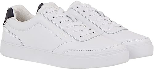 Tommy Hilfiger Mujer Sneaker con suela cupsole Elevated Classic Zapatillas, Blanco (White), 37 EU