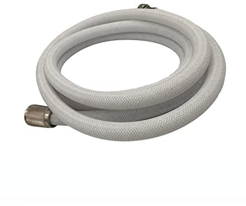 Shop SoftAir® Tubo Flessibile Retinato in Nylon Colore Bianco Lunghezza da 2,5 o 4 Metri per Doccetta Doccia per Barca Caravan Yacht Camper Made in Italy (Lunghezza 2,5 Metri)