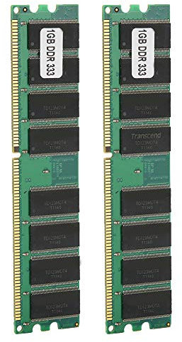 Annadue Kit DDR da 2 GB 333 MHz PC-2700 PC Modulo di Memoria per Computer Desktop Modulo di Memoria RAM da 2,5 V 184 Pin per Striscia Dedicata