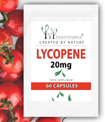 LYCOPIN - Forest Vitamin - Lycopene 20mg - 60 Vegikapseln - Antioxidans - Vorrat für ca. 2 Monate - Gesundheit & Schönheit