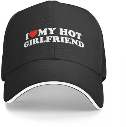 ZAMASS Basecap I Love My Hot Girlfriend I Heart My Hot Girlfriend Baseball Cap Icon Snapback Cap Neue Mütze Herren Caps Damen Geschenk