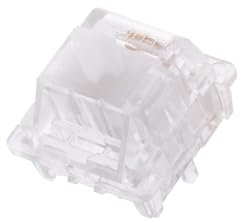 EPOMAKER x LEOBOG Icesoul Switch pour Clavier Mécanique, 100 Pcs 5-Pin Switch Set, 30gf, Tactile, lubrifié en Usine, avec Tige en Pom, Fente pour LED, Compatible avec Les Keycaps MX