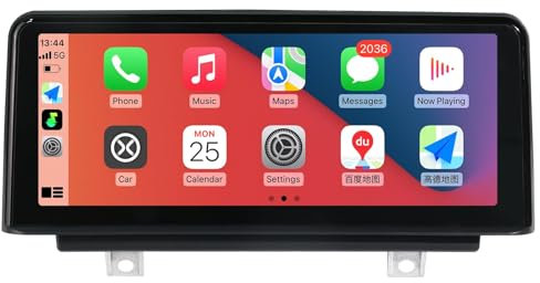 CARABC Touchscreen Wireless CarPlay/Android Auto Multimedia 10.25inch Car Radio NBT/CIC/CCC System,Receiver for BMW X5/X6 Series,F15/E70/E71. (NBT (2012-2016))