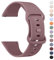 Mugust Correa para 22mm Reloj Inteligente Smartwatch,Liberación Rápida de Silicona Sport Suave Pulseras de Repuesto para 22mm Reloj para Hombre y Mujer(Púrpura)