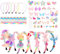 Haarreifen Mädchen, 6 Stück EinhornHaarreifen Bastelset Kinder Kreative Haarschmuck Basteln Geschenke DIY Basteln Einhorn Haaraccessoires Geburtstagsgeschenk ab 4-12 Jahre