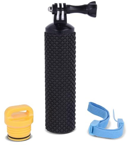 Palo Selfie Flotante Bobber para GOPRO, Boya Universal para Cámaras Deportivas, Color Amarillo - Negro