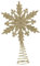OFFSCH Baumwipfel-sterndekoration Goldrand Christbaumspitzen Für Große Bäume Weihnachtsdekoration Sterne Für Die Decke Goldene Verzierungen Baumspitze Aus Draht Sterndekorationen Plastik