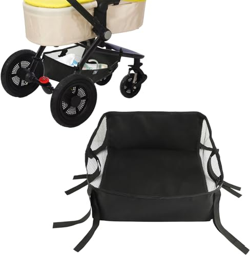 Kinderwagen-Aufbewahrungstasche, Kinderwagen-Unterkorb, Kinderwagen-Organizer, multifunktionaler Kinderwagen-Korb zum Einkaufen, Aufbewahrungskoffer für Kinderwagen (Größe: 35 x 38 cm)