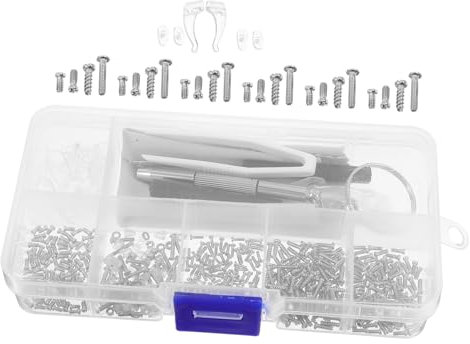 FOMIYES Sunglass Screw Repair Kit of Eyeglass Screws Tools for Glasses Repair