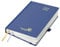 POPRUN Tagesplaner 2025 2026 Hardcover 21,5 x 14,5 cm, Tageskalender A5 1 Tag 1 Seite (Montag - Sonntag), Terminplaner (Aug.2025-Jul.2026) mit Stiftschlaufe - Marineblau