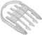 Sabot 4 mm compatible avec / pièce de rechange pour tondeuse à barbe Babyliss 35809919 MT991E MT992E MT996E Super-X Metal