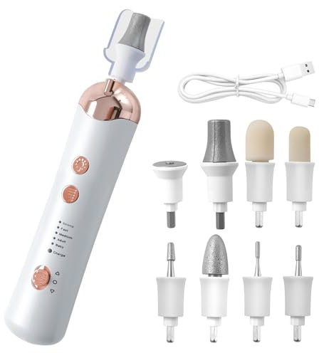 Droyek Electric Nail Drill Machine Nail Drill Electric File Nail File Kit for Beginners Acrylic Gel Nails Manicure Pedicure Polishing Shape Tool with 8 Bits Gel Nails and Home Salon Use