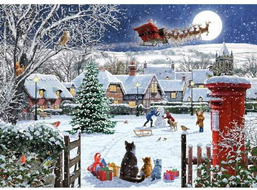 Santa's Visit - Puzzle mit 1000 Teilen