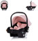 Chipolino Babyschale Amore i-Size Gruppe 0+ (0-13 kg) Kissen Griff verstellbar, Farbe:pink