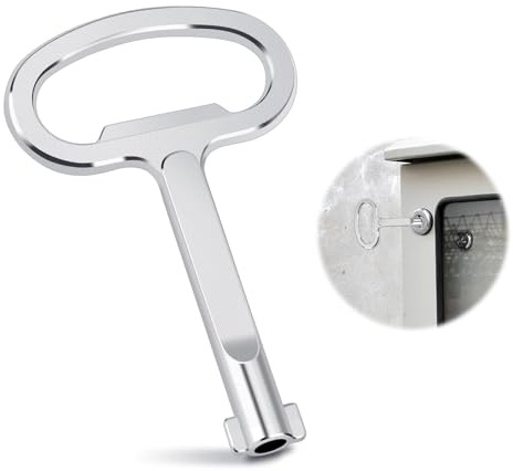RJLLKD 6mm Schaltschrankschlüssel Zinklegierung Zählerkasten Schlüssel | Verteilerschrank Türschlösser Universal Gaszählerschrank Schlüssel Geeignet für Verteilerschränke Rittal PS, GGD-Schränke