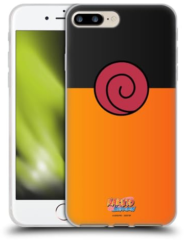 Head Case Designs Offizielle Naruto Shippuden Naruto Kostüm Ikonisch Gelhülle [Militärischer Schutzgrad] Kompatibel Mit Apple iPhone 7 Plus/iPhone 8 Plus Und Kompatibel Mit MagSafe