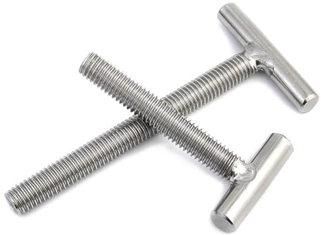 T-Nut-Schrauben M8 aus Edelstahl 304, Zylinderkopf-T-Schrauben for Aluminiumprofile, Gleitschienen und Möbel(M8*80 (2 pieces))
