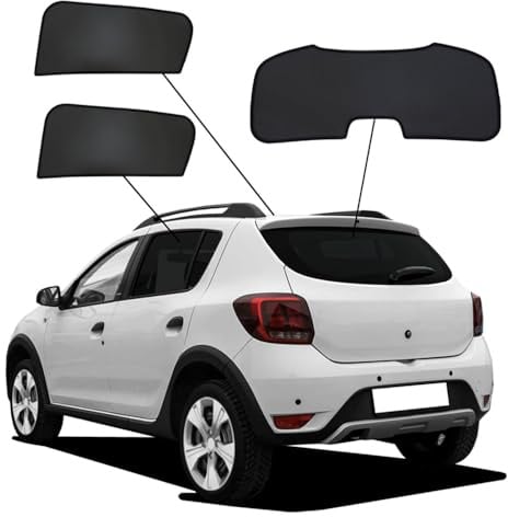 SunClip Sicht- & Sonnenschutz passgenau | kompatibel mit Dacia Sandero/Stepway II 2012-2021