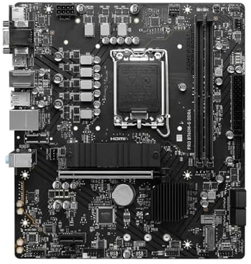 scheda madre Fit For MSI PRO B760M-G DDR4 I5-12400F I7-12700KF I9-14900KF CPU 4800 MHz 64 GB LGA 1700 HDMI NVME M.2 PCle 4.0