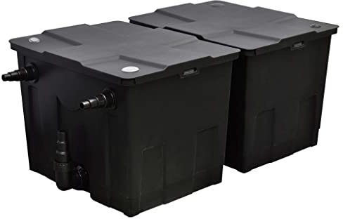 Filtro biologico per laghetto da 12000 l/h, portata per acqua pulita, fino a 60.000 l