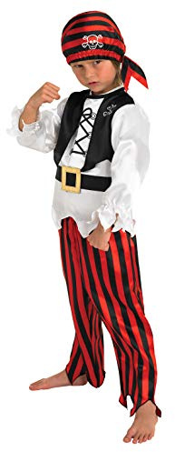 Rubie's Official Raggy Pirate Boy Costume, Kids Fancy Dress
