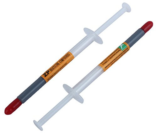 sourcing map 2 PCS Thermal Paste, Easy to Apply CPU Thermal Compound Paste Heatsink for IC/Processor/CPU/Coolers, Silicone Grease High Performance, Thermal Interface Material