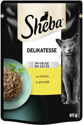 Sheba Beutel - Delikatesse in Gelee - Huhn, 85 g