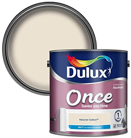 Dulux Once Matt Emulsion Paint - Natural Calico - 2.5L